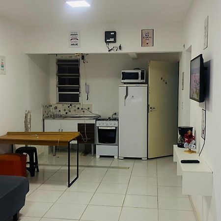 Apartamento Kit Net Pe Na Areia Praia Grande  Esterno foto