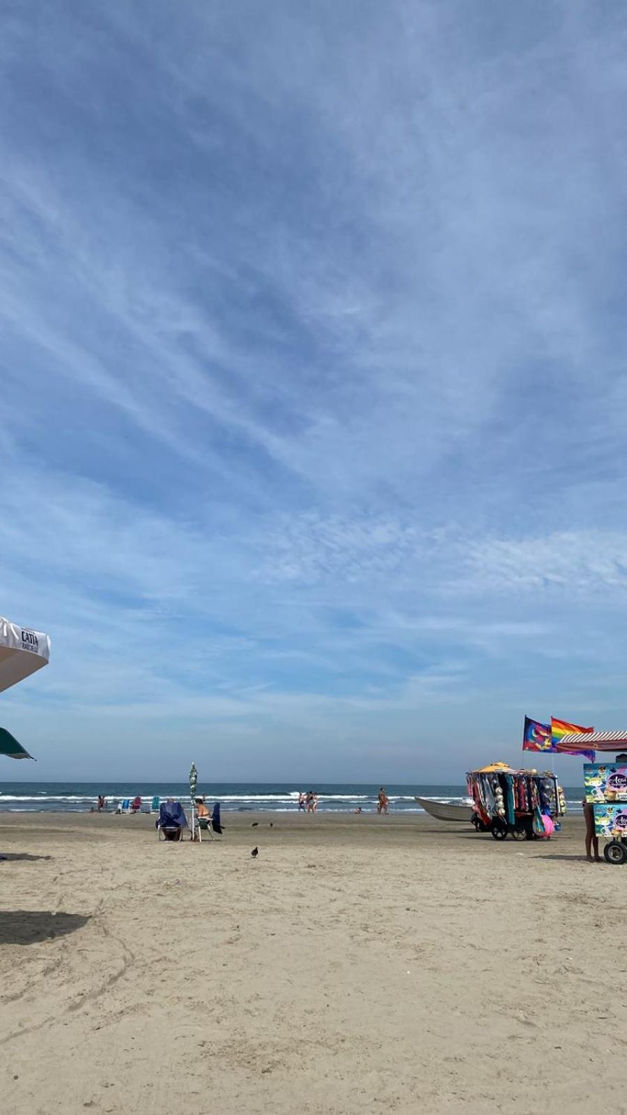 Apartamento Kit Net Pe Na Areia Praia Grande  Esterno foto